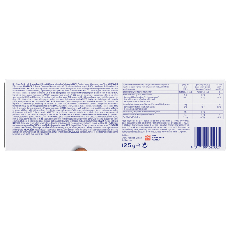  Bahlsen Messino Edelherb 125g 