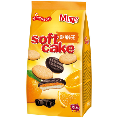  Griesson Soft Cake Orange Minis 125g 