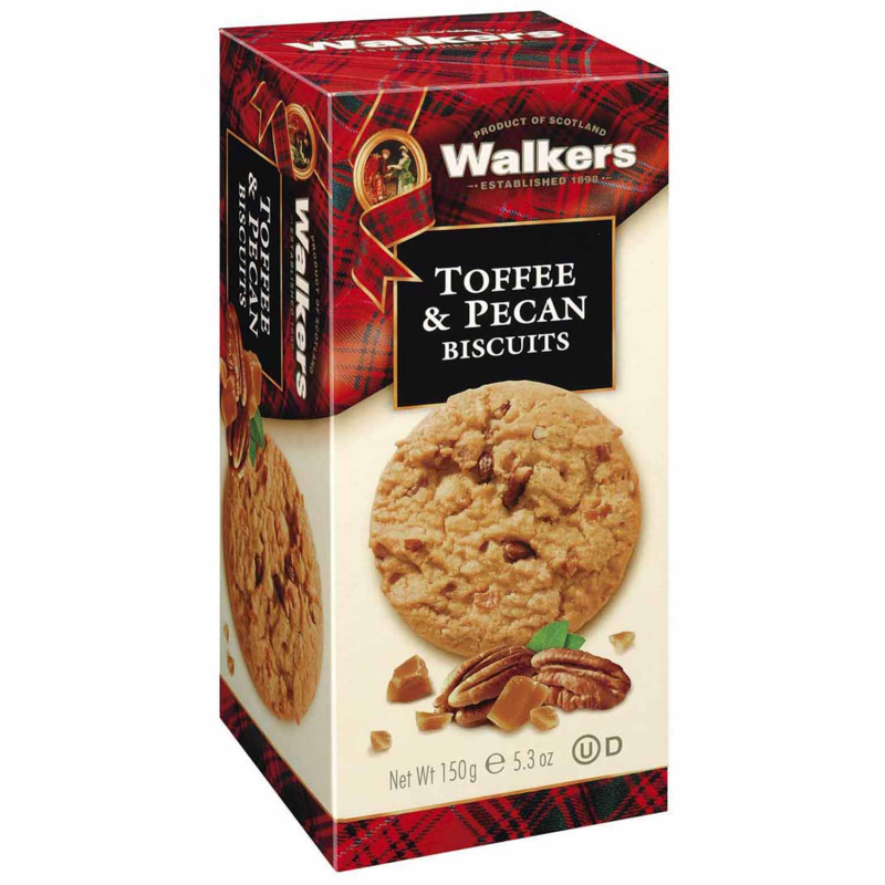  Walker's Toffee & Pecan Biscuits 150g 