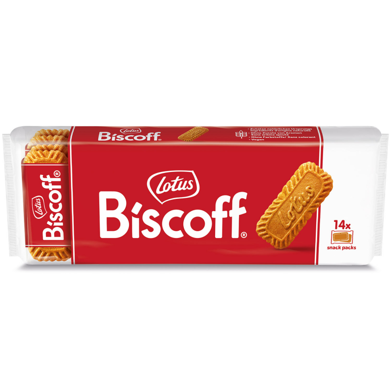  Lotus Biscoff Snack Packs 14x2er 