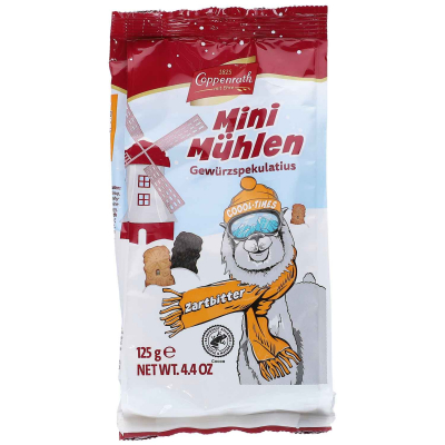  Coppenrath Mini Mühlen Gewürzspekulatius Zartbitter 125g 