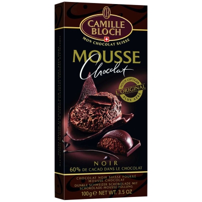  Camille Bloch Mousse Chocolat Noir 60% 100g 