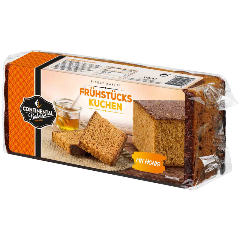  Continental Bakeries Frühstückskuchen mit Honig 350g 