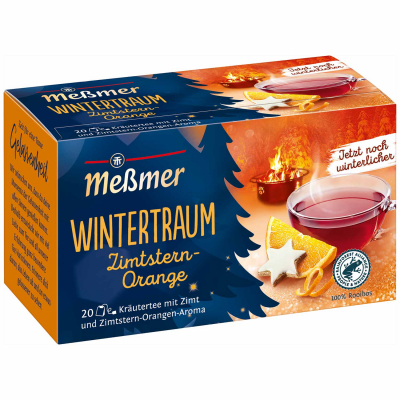  Meßmer Wintertraum Zimtstern-Orange 20er 