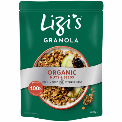  Lizi's Granola Organic Nuts & Seeds Bio 400g 
