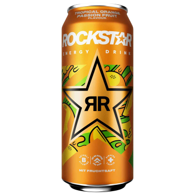  Rockstar Energy Drink Tropical Orange Passion Fruit 500ml 