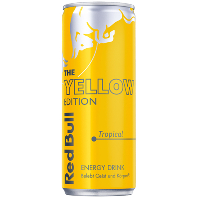  Red Bull Energy Drink Yellow Edition Tropical 250ml 