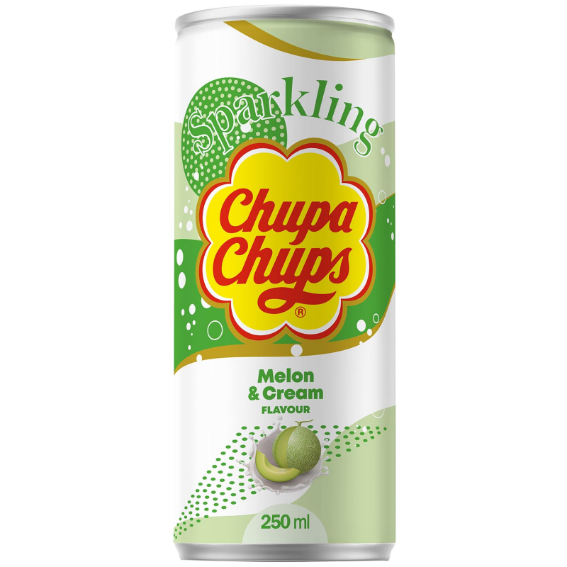  Chupa Chups Sparkling Melon & Cream 250ml 