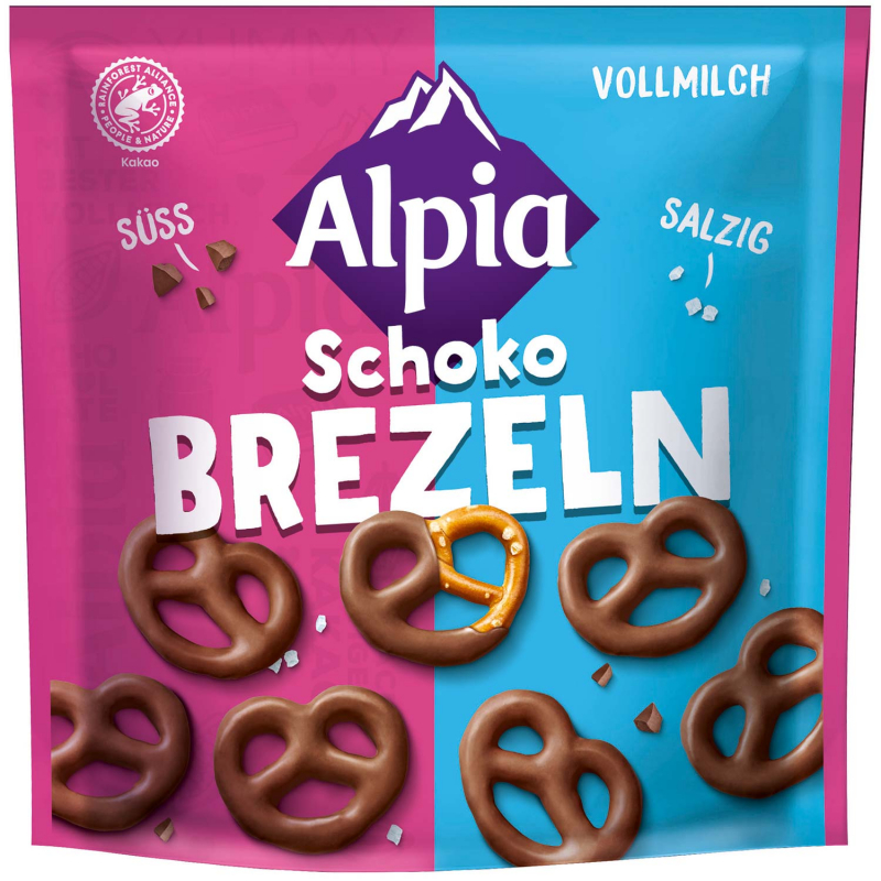  Alpia Schoko Brezeln Vollmilch 140g 