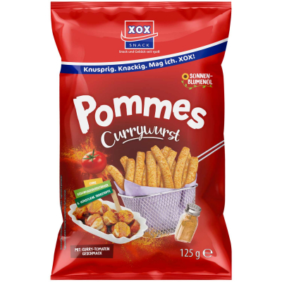  XOX Pommes Currywurst 125g 