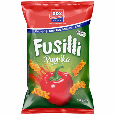  XOX Fusilli Paprika 125g 