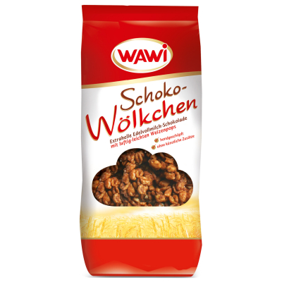  Wawi Schoko-Wölkchen Edelvollmilch 250g 