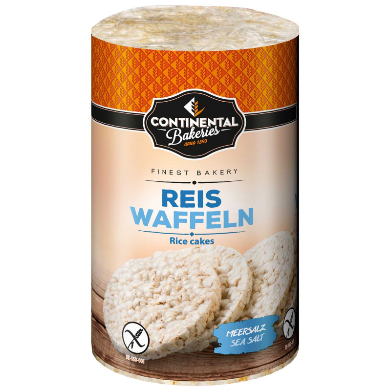  Continental Bakeries Reiswaffeln Meersalz 100g 