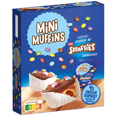  Smarties Mini Muffins 4x30g 