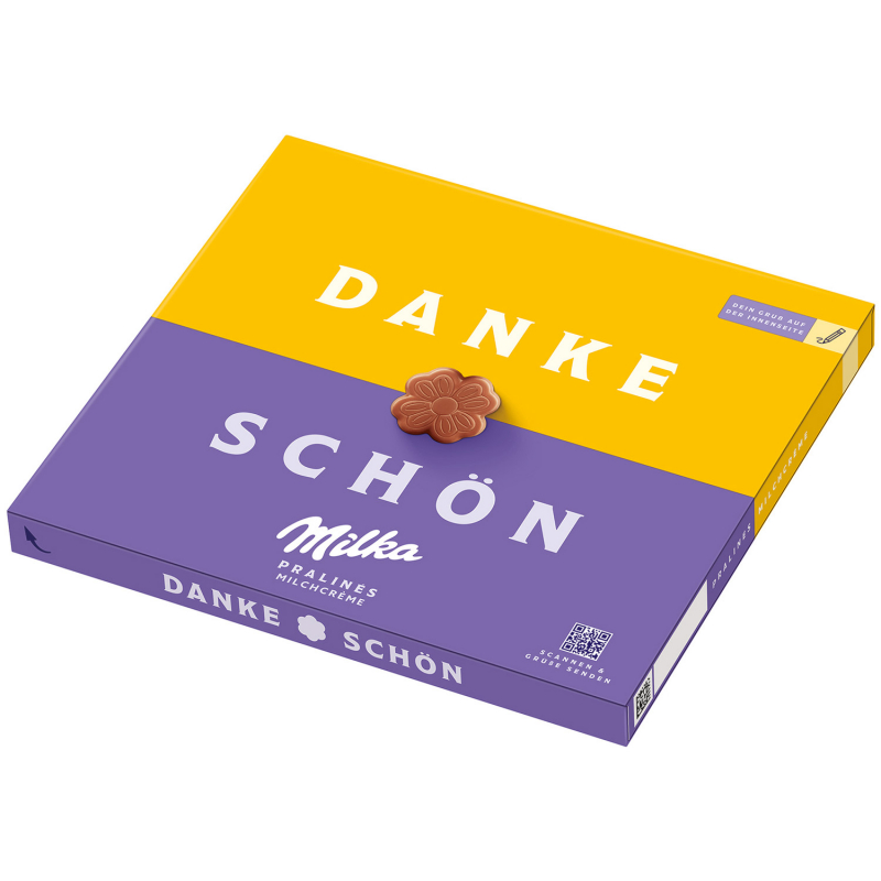  Milka 'Dankeschön' Pralinés Milchcrème 110g 