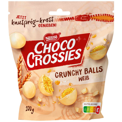  Choco Crossies Crunchy Balls Weiß 200g 