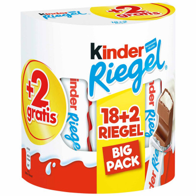  kinder Riegel Big Pack 18er + 2 gratis 