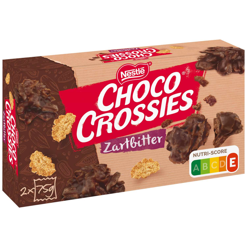  Choco Crossies Zarbitter 2×75g 