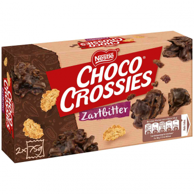  Choco Crossies Zarbitter 2×75g 