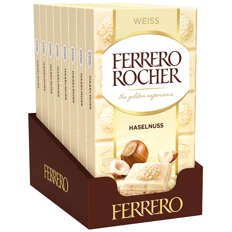  Ferrero Rocher Tafel Weiß 90g 