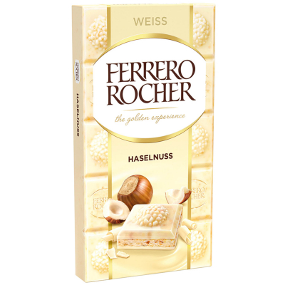  Ferrero Rocher Tafel Weiß 90g 