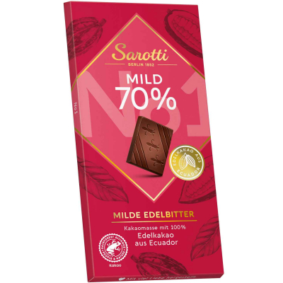  Sarotti Mild 70% Milde Edelbitter 100g 