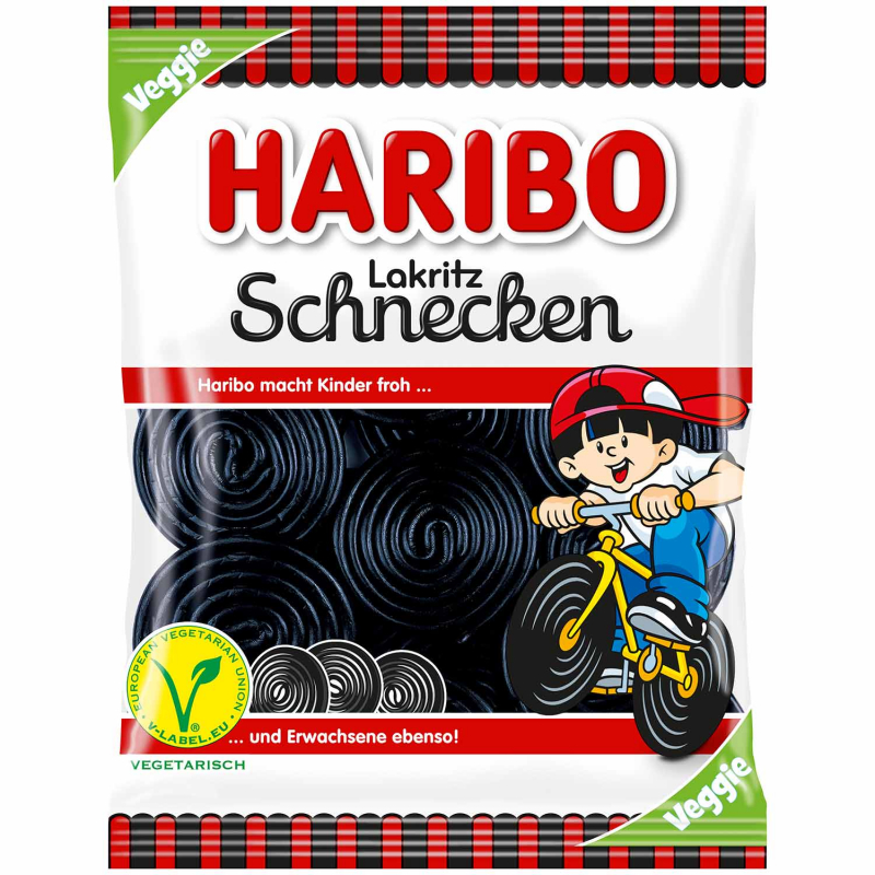  Haribo Lakritz Schnecken vegetarisch 175g 