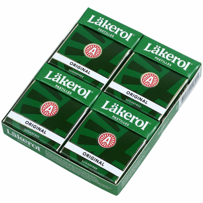  Läkerol Original sugarfree 4x25g 