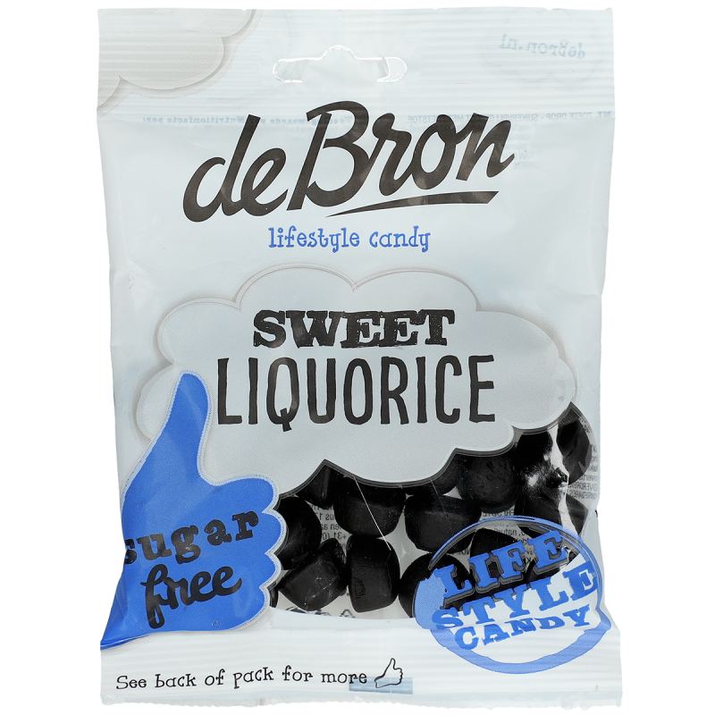  de Bron Sweet Liquorice sugarfree 100g 