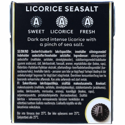  Läkerol Licorice Seasalt sugarfree 4x23g 