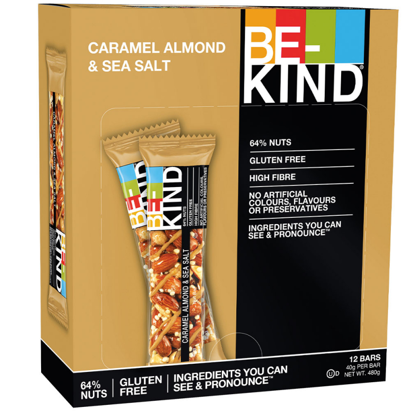  BE-KIND Caramel Almond & Sea Salt 40g 