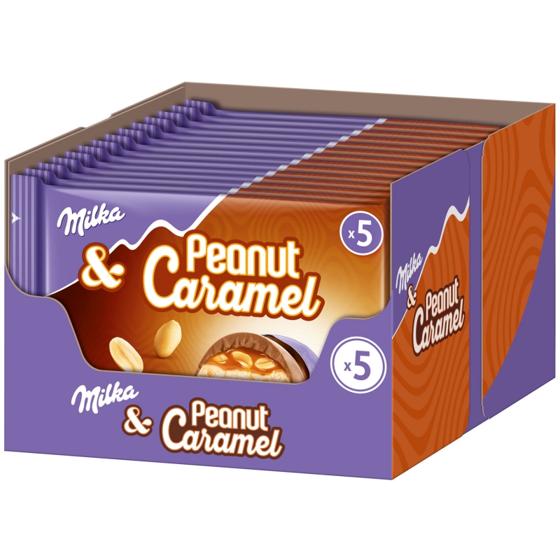  Milka Peanut Caramel Riegel 5x37g 