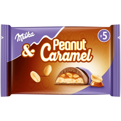  Milka Peanut Caramel Riegel 5x37g 
