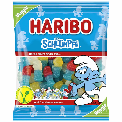  Haribo Die Schlümpfe klein vegetarisch 175g 