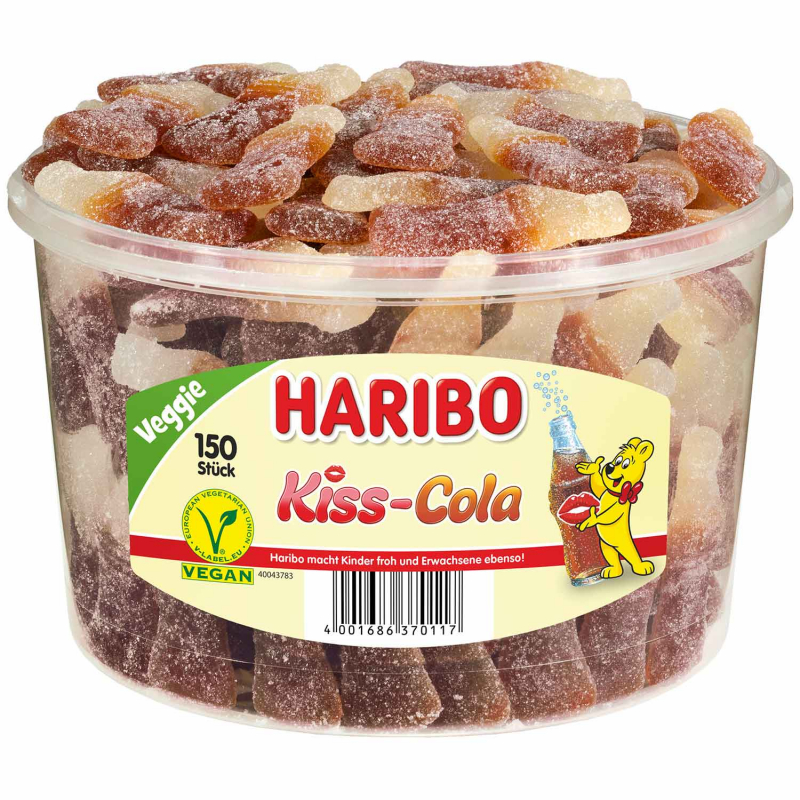  Haribo Kiss-Cola vegan 150er 