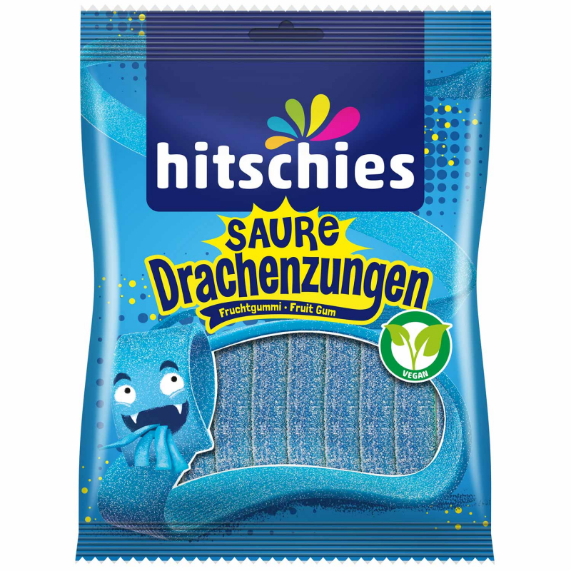  hitschies Saure Drachenzungen blau 125g 