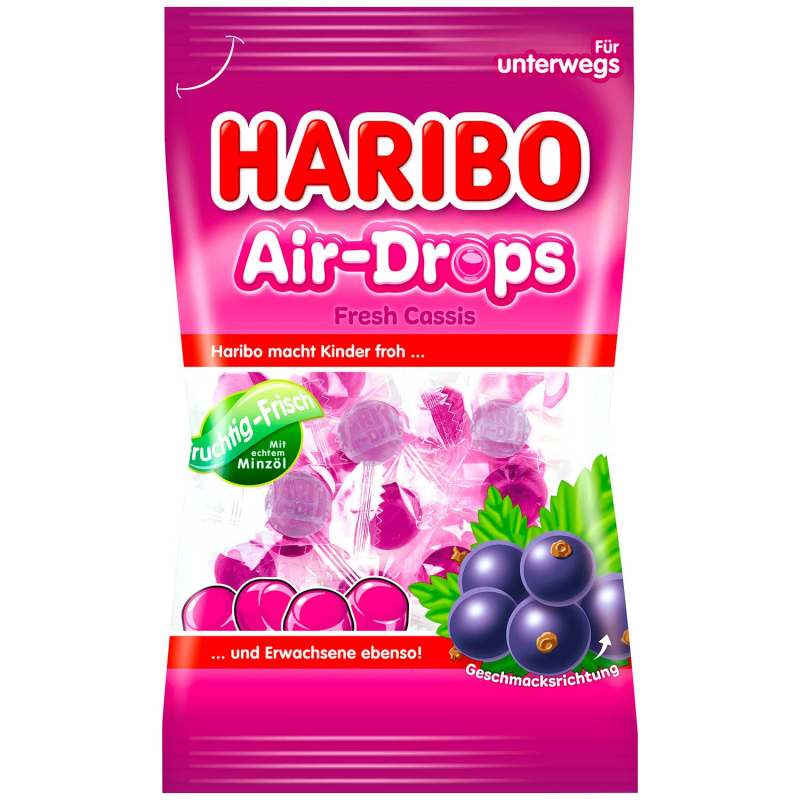  Haribo Air-Drops Fresh Cassis 100g 