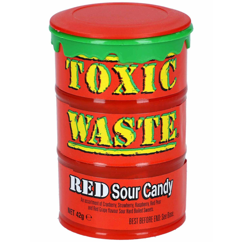  Toxic Waste Red Sour Candy 42g 