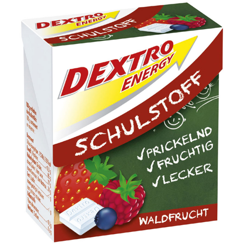  Dextro Energy Schulstoff Waldfrucht 50g 