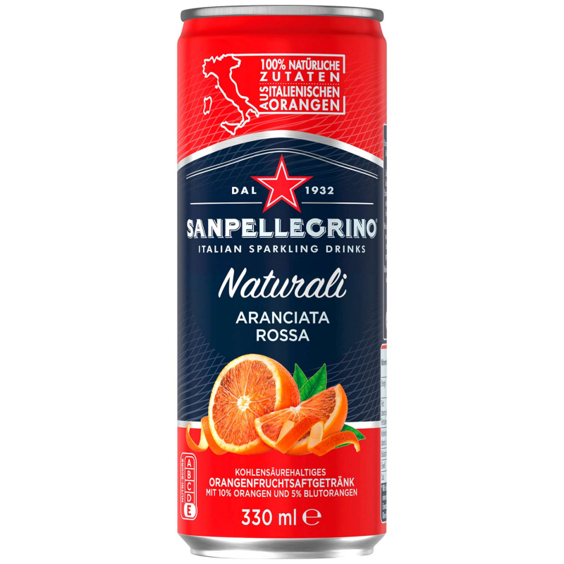  Sanpellegrino Naturali Aranciata Rossa 330ml 