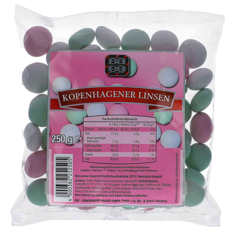  agilus dragees Kopenhagener Linsen 250g 