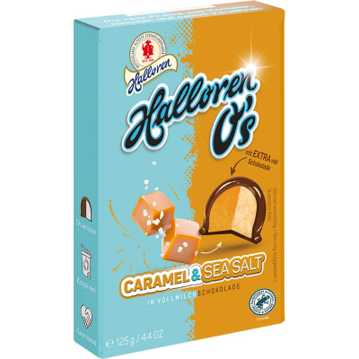  Halloren O's Caramel & Sea Salt 125g 