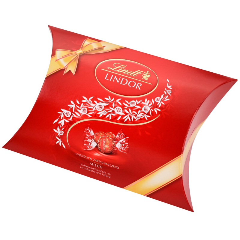  Lindt Lindor Kugeln Vollmilch Kissenpackung 150g 