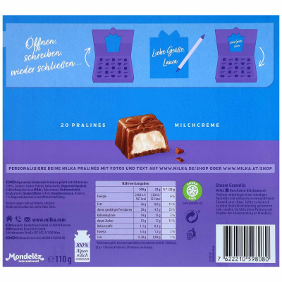  Milka 'Happy Birthday' Pralinés Milchcrème 110g 