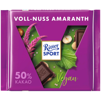  Ritter Sport Vegan Crunchy Voll-Nuss 100g 