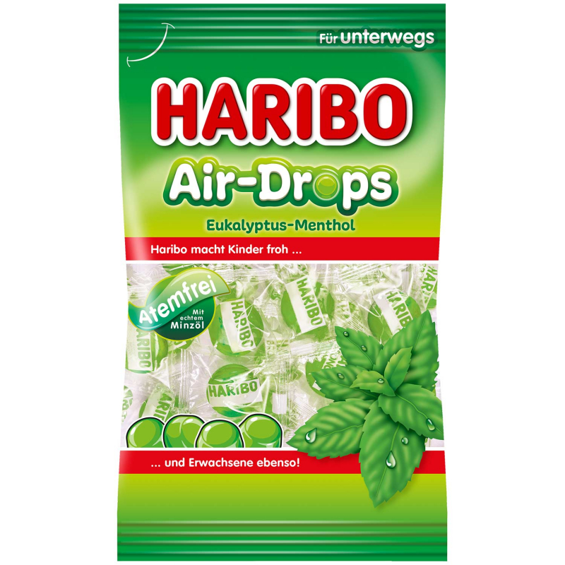  Haribo Air-Drops Eukalyptus-Menthol 100g 