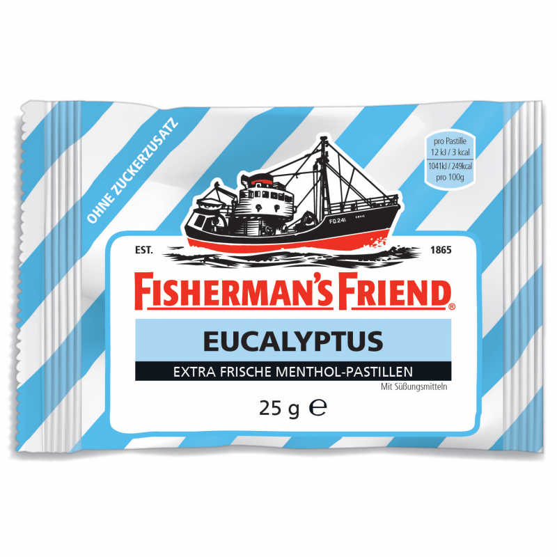  Fisherman's Friend Eucalyptus ohne Zuckerzusatz 24x25g 