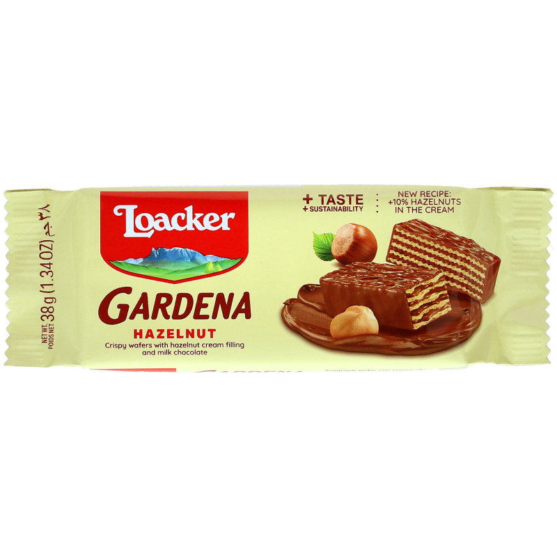  Loacker Gardena Hazelnut 38g 