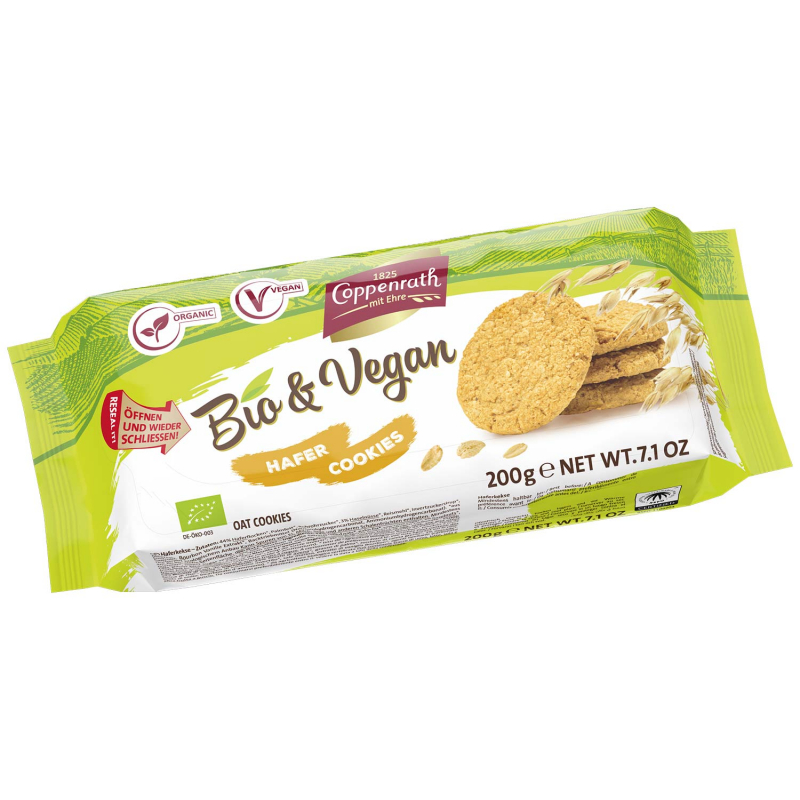  Coppenrath Bio & Vegan Hafer Cookies 200g 