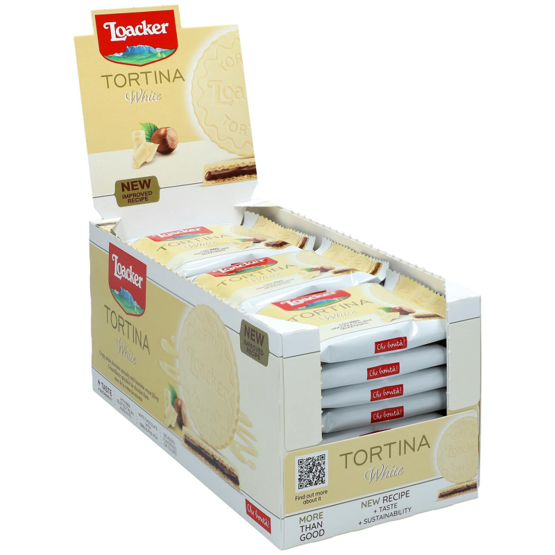  Loacker Tortina White 24x21g 